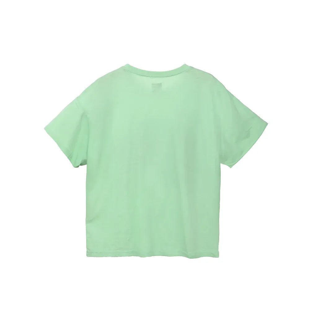 GREEN STITCH  ME UP BF TEE
