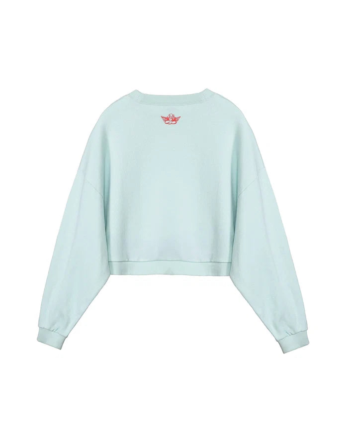MAIN SQUEEZE CROP KARA CREW