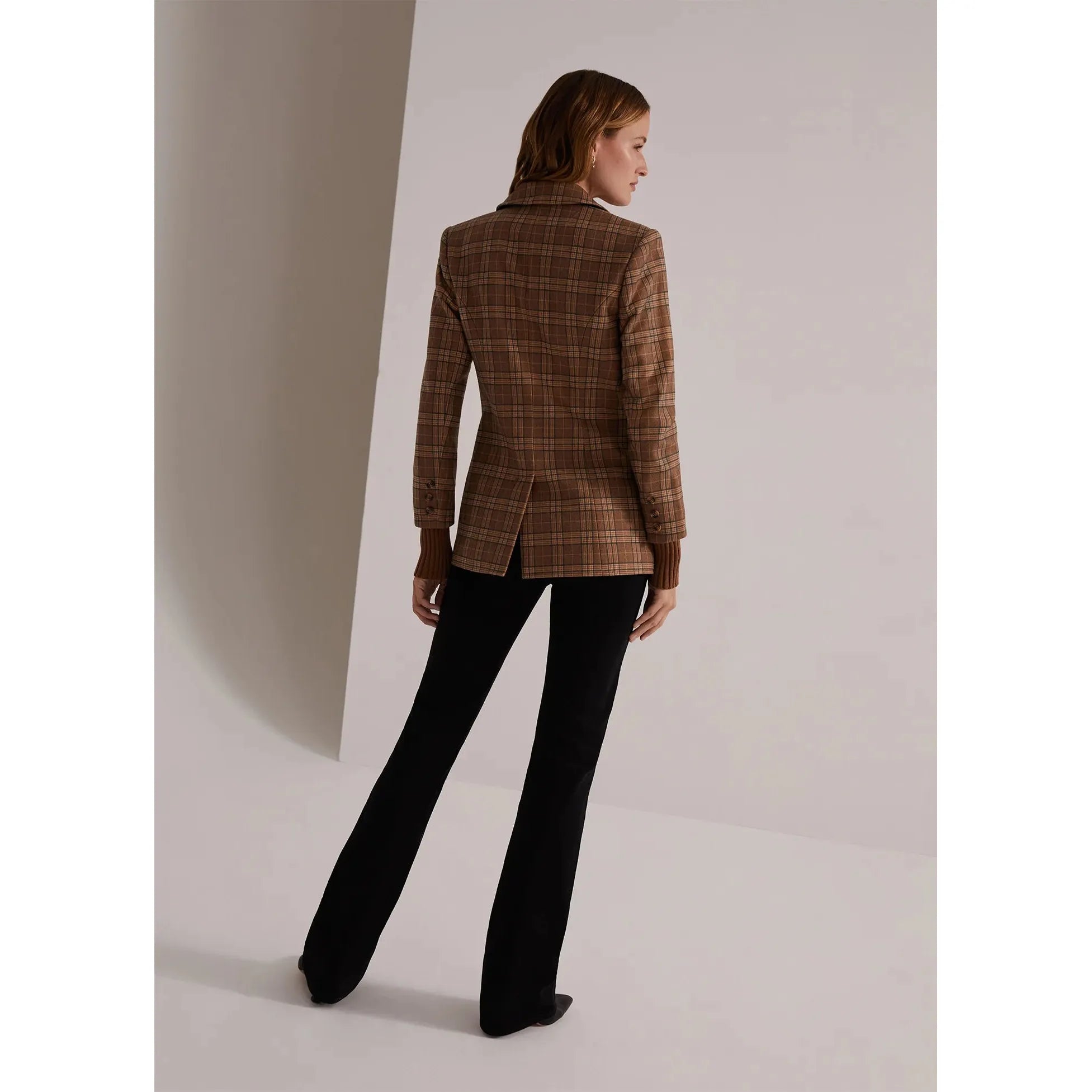 THE CITY PLAID BLAZER