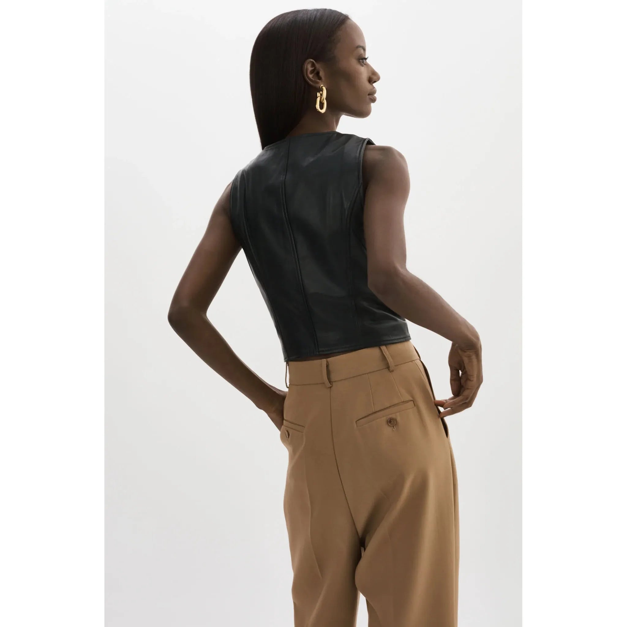 KALLIE LEATHER VEST