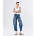 KATE-  High Rise Barrel Jeans