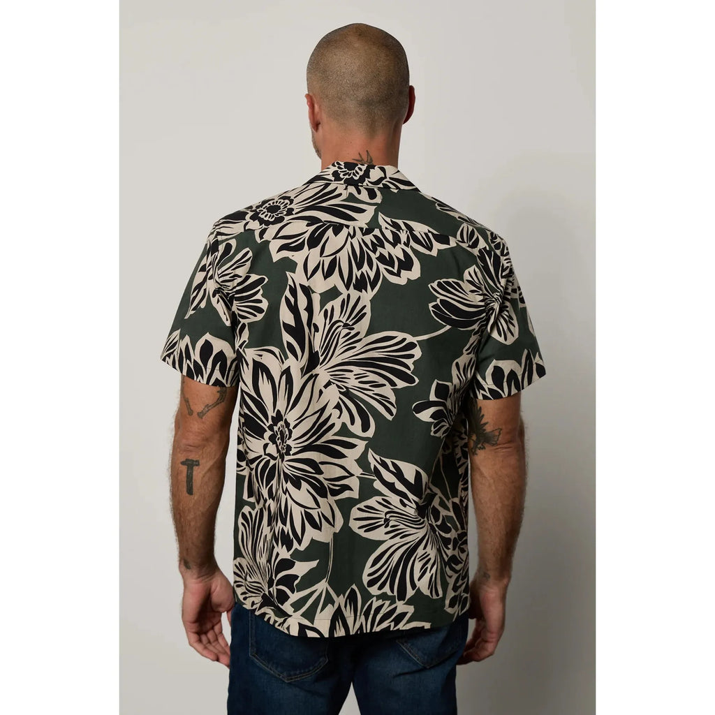 IGGY PRINTED BUTTON-UP SHIRT