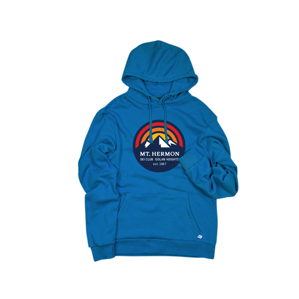 BLUE ZIP UP HOODIE