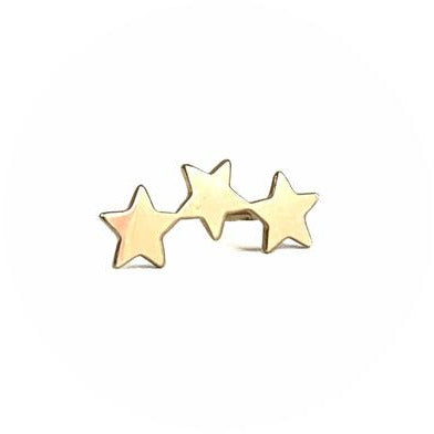 14K Star Ear Crawler