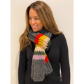 Grey Knit Scarf