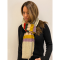 Cream Knit Scarf