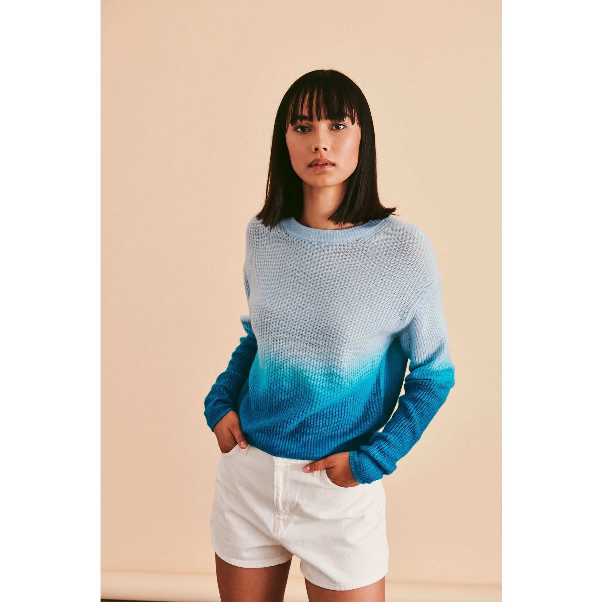OMBRE CREW NECK