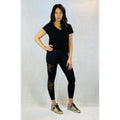 Star Print Legging in Gold