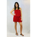 Mini Tube Dress in Red