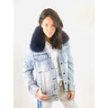Janie Jacket in Navy Fur