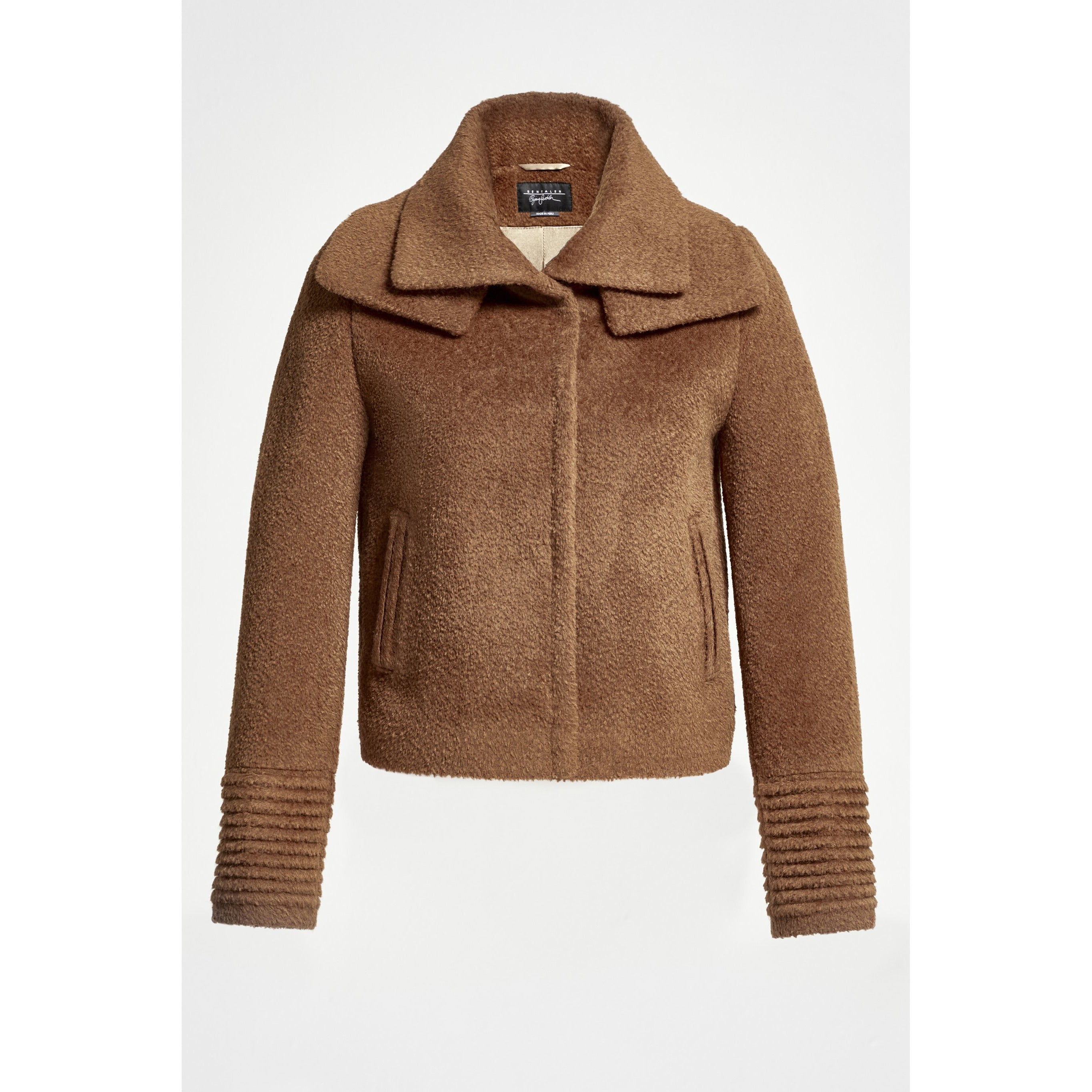 Moto Jacket with Double Collar