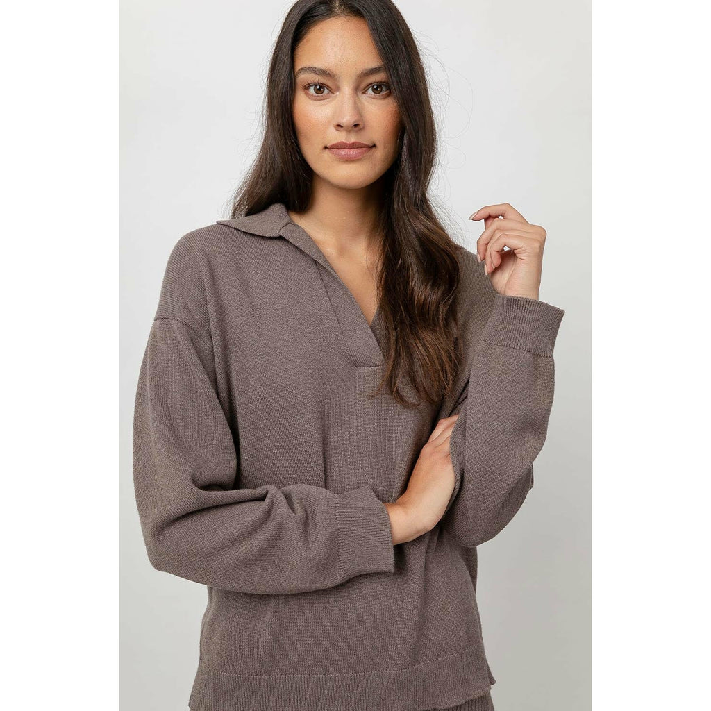 SUTTON POLO SWEATSHIRT