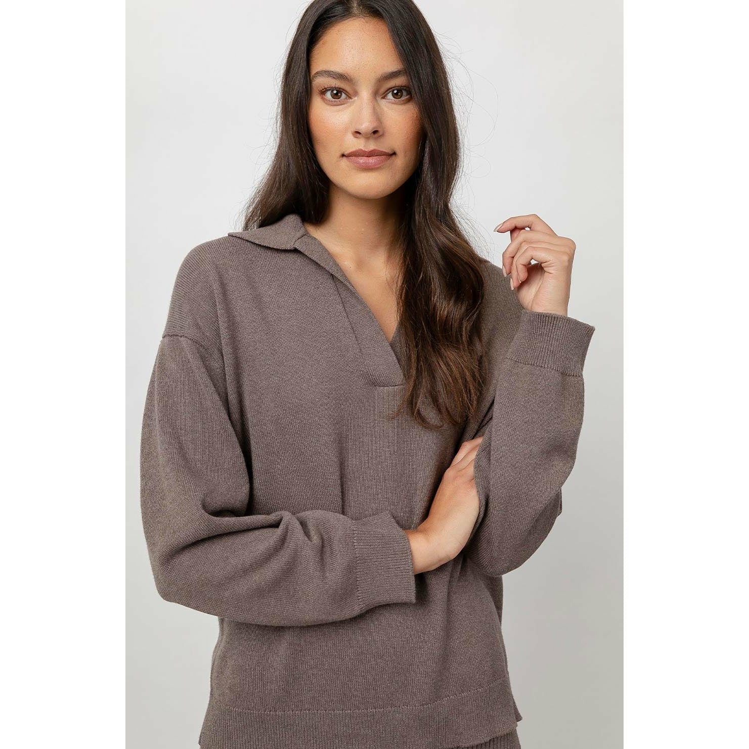 SUTTON POLO SWEATSHIRT