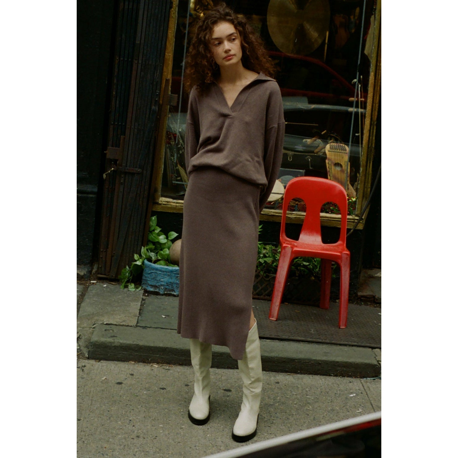 SUTTON POLO SWEATSHIRT