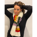 White Knit Scarf