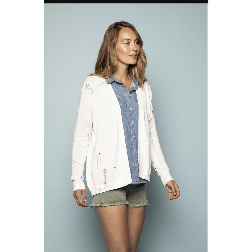 TIFFANY DISTRESSED CARDIGAN